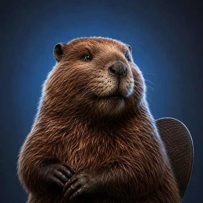 Beaver portrait