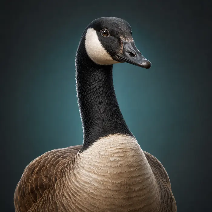 Canada goose portrait