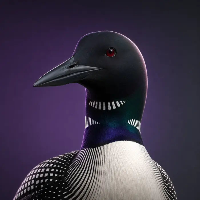Loon portrait