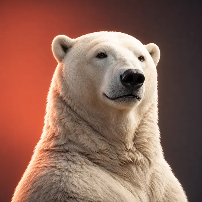 Polar bear portrait